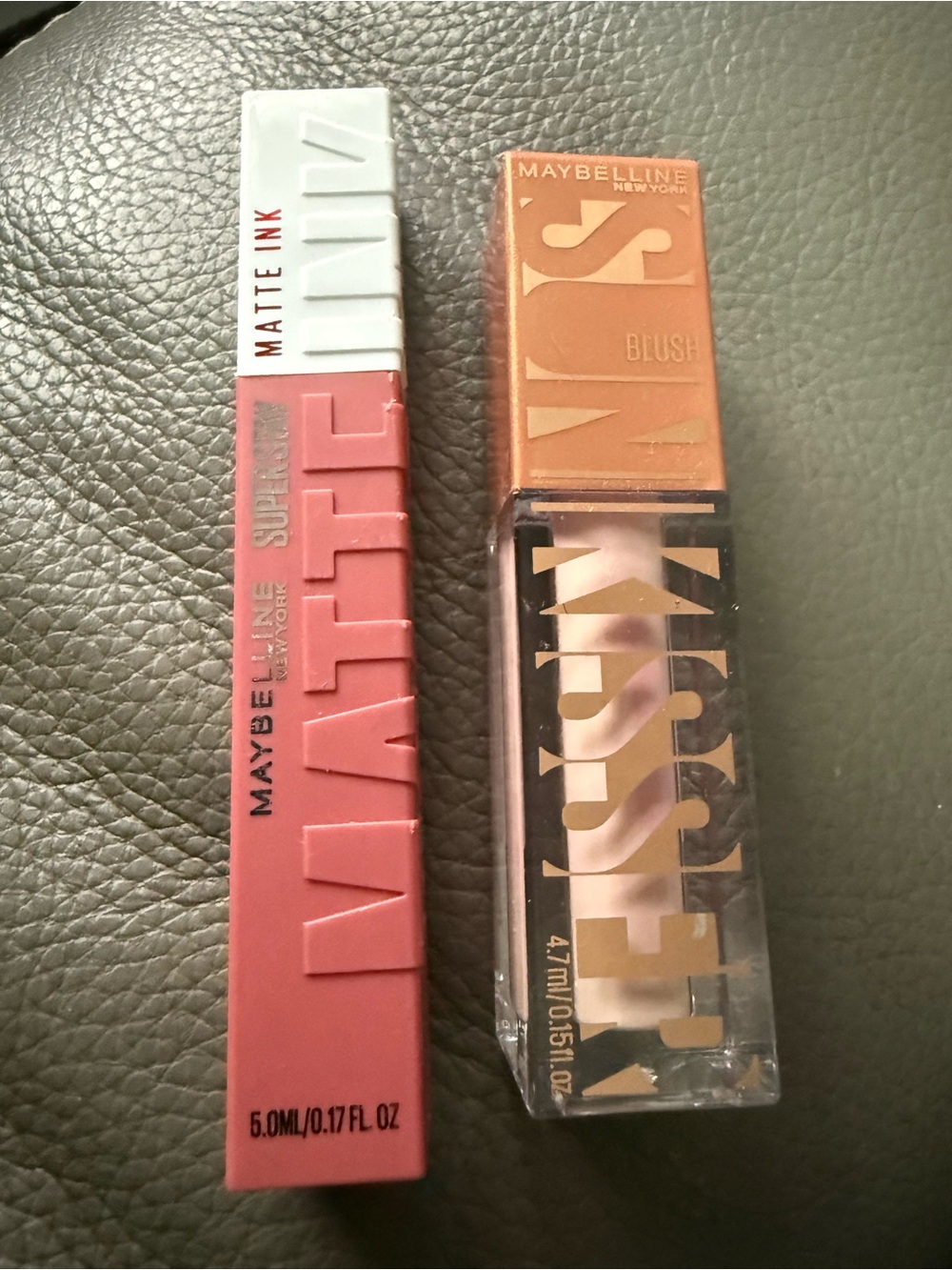 Maybelline Matte Ink Liquid Lipstick & Blush Duo - Pink and Peach